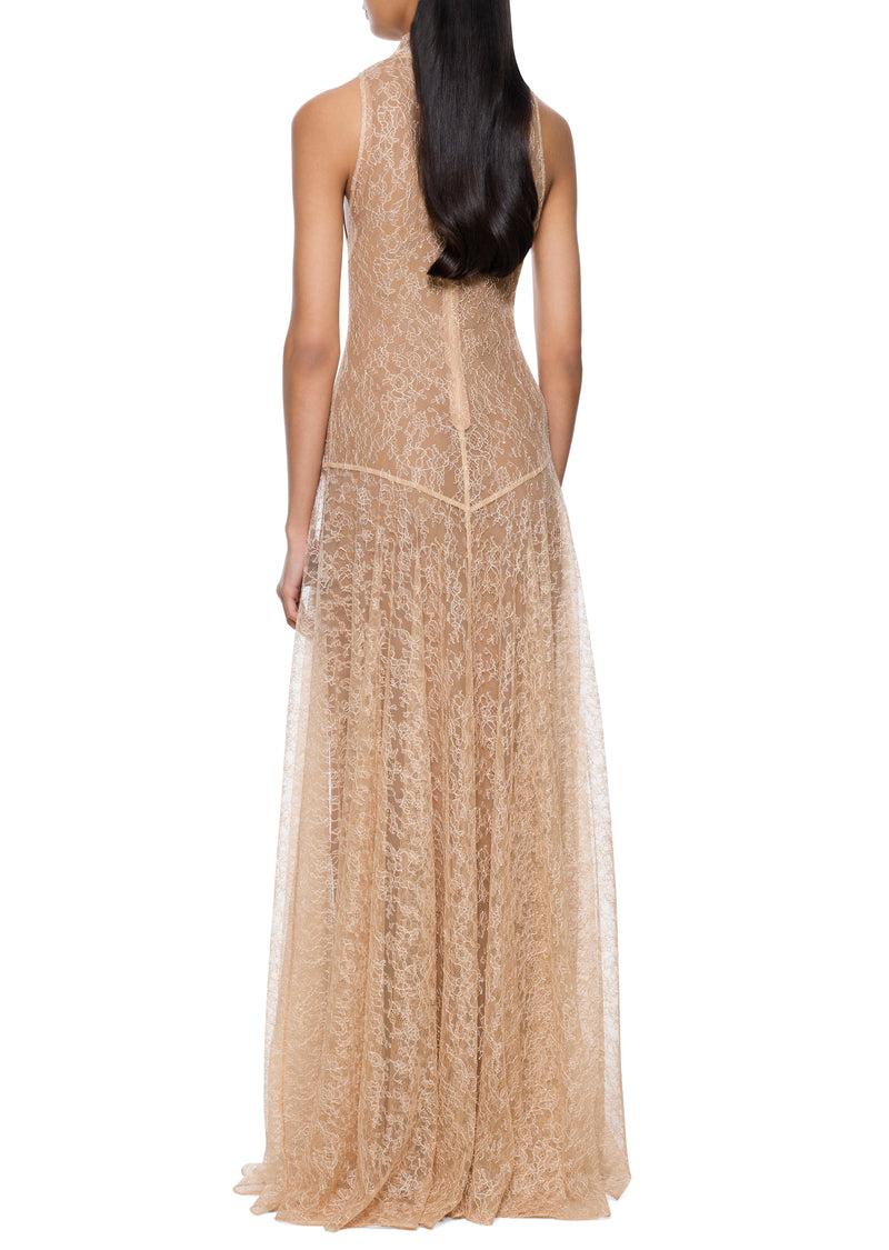 Foehn Maxi Dress in Shell Lace