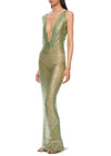 1920s Green Egyptian Gown