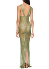 1920s Green Egyptian Gown