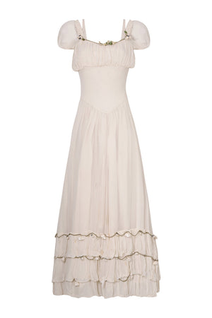 1940's Wedding Gown with Rosettes