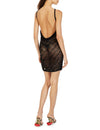 Black Sequin Mini Dress