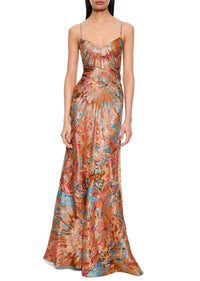 Fawn Gown - Saffron - Annie's Ibiza