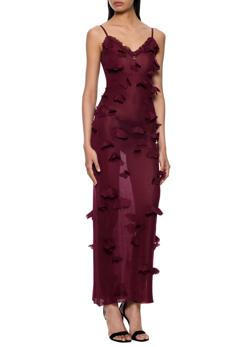 Butterflies Dress - Red