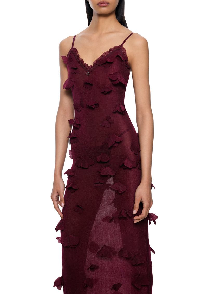 Butterflies Dress - Red