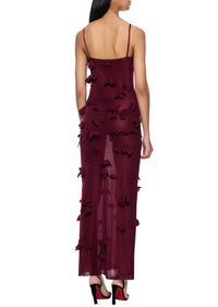 Butterflies Dress - Red