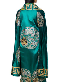 1930s Emerald and Gold Kimono