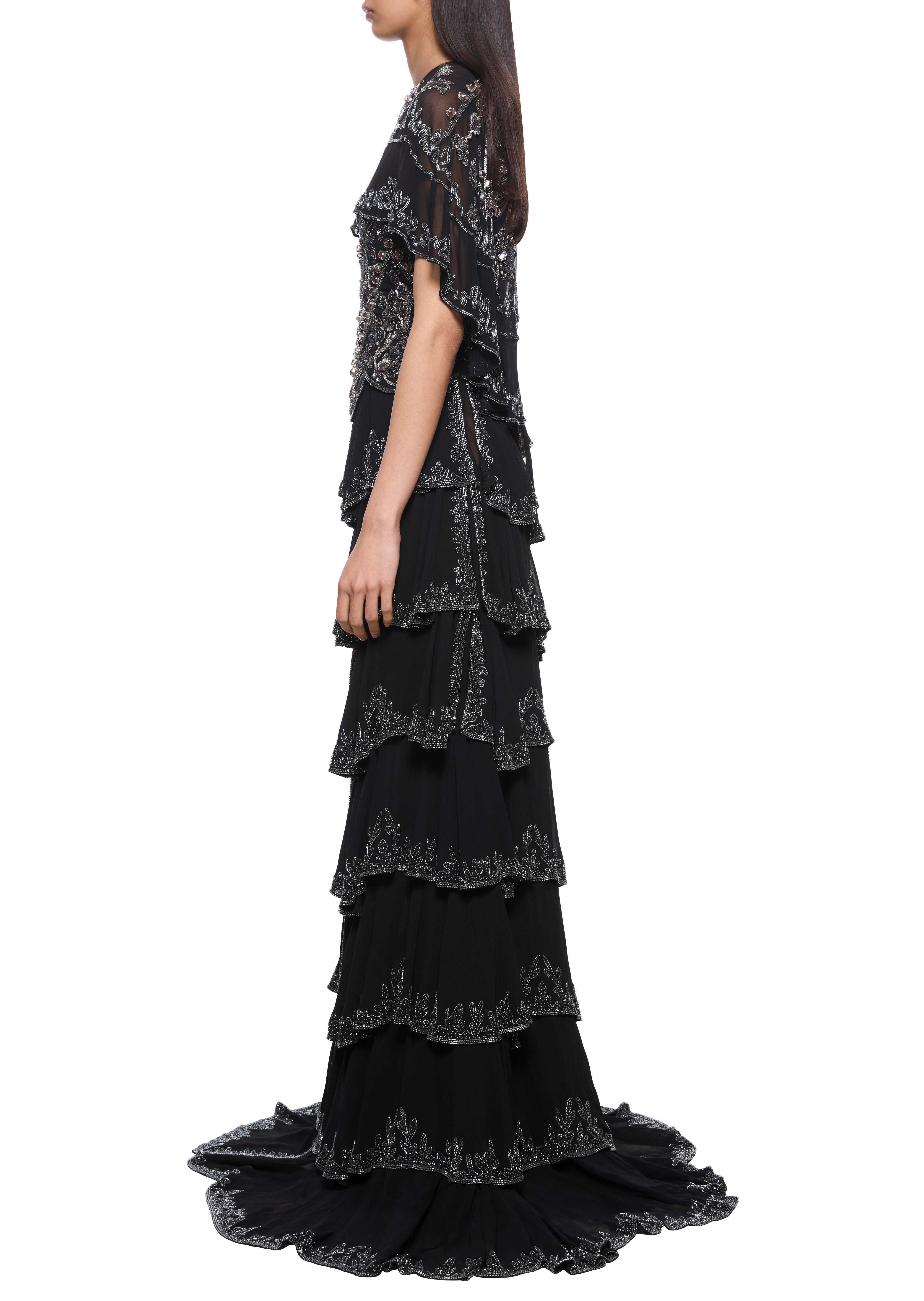 Moonshine Gown - Onyx – Annie's Ibiza Online