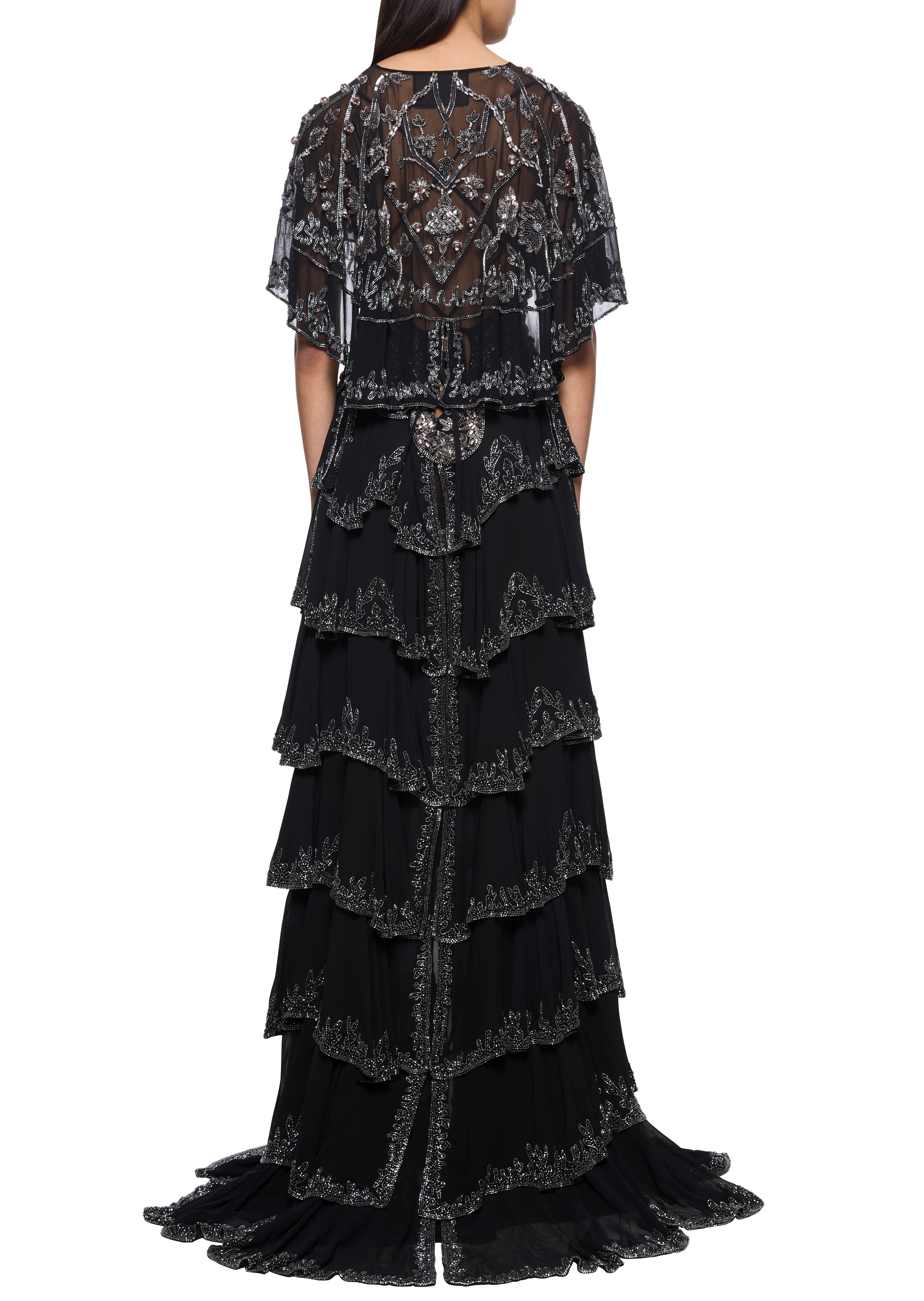 Moonshine Gown - Onyx – Annie's Ibiza Online