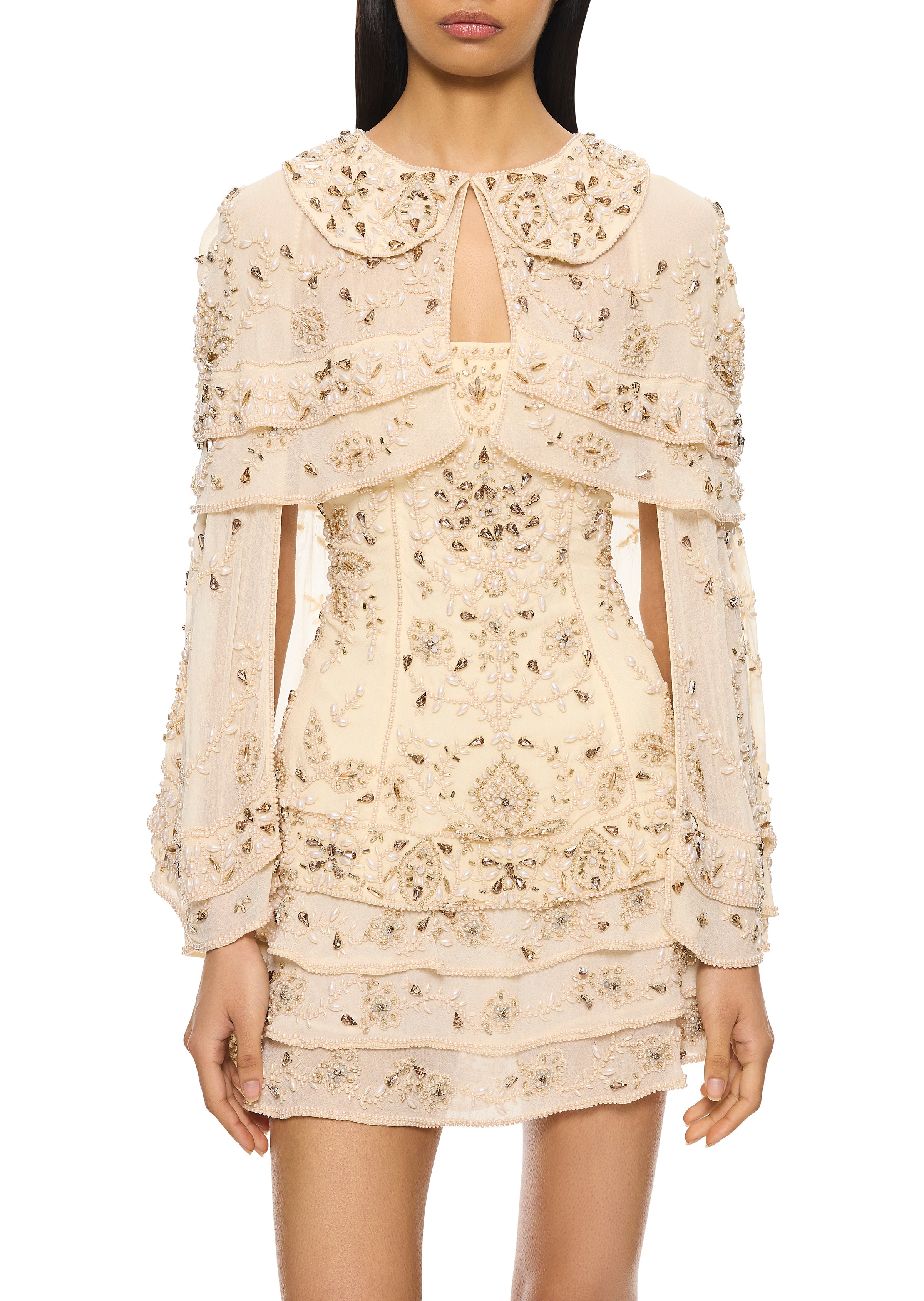 Babushka Cape - Pearl - Annie's Ibiza