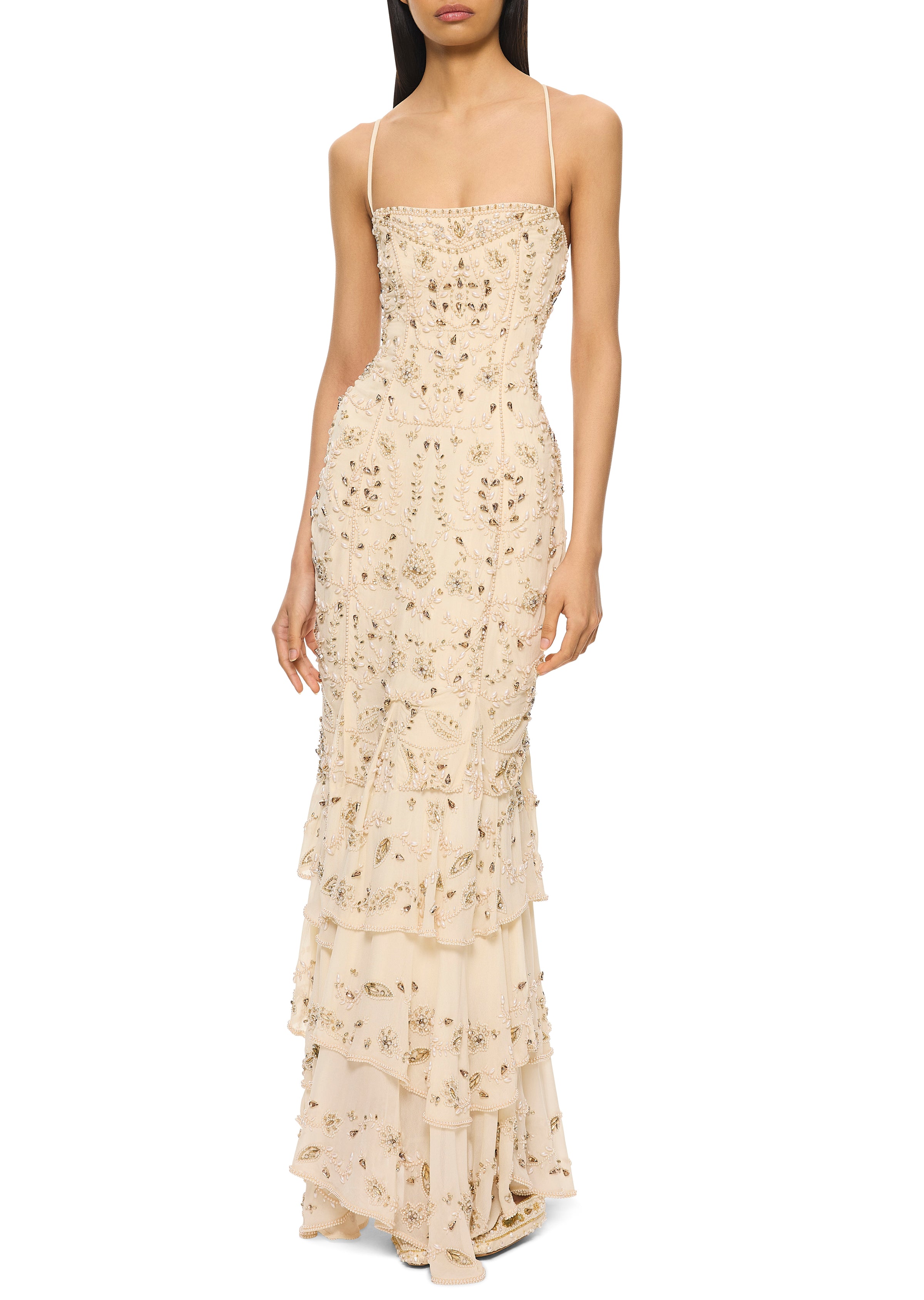 Babushka Gown - Pearl - Annie's Ibiza