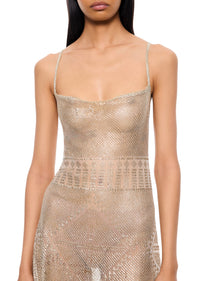 1920's Egyptian White Mini Dress - Annie's Ibiza