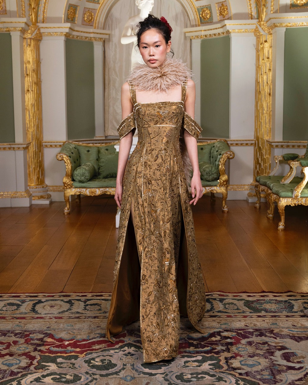 Honey Empire Gown - Annie's Ibiza