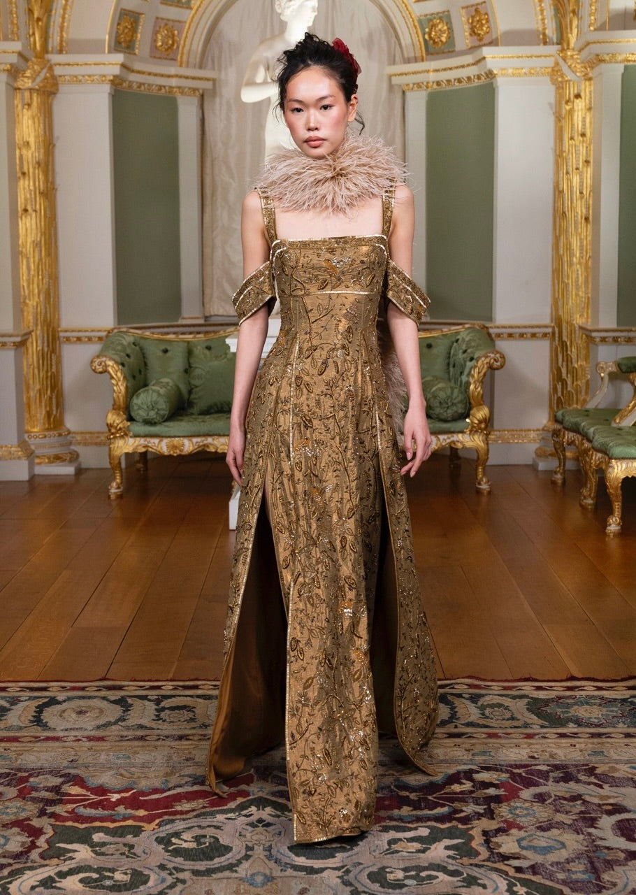 Honey Empire Gown - Annie's Ibiza