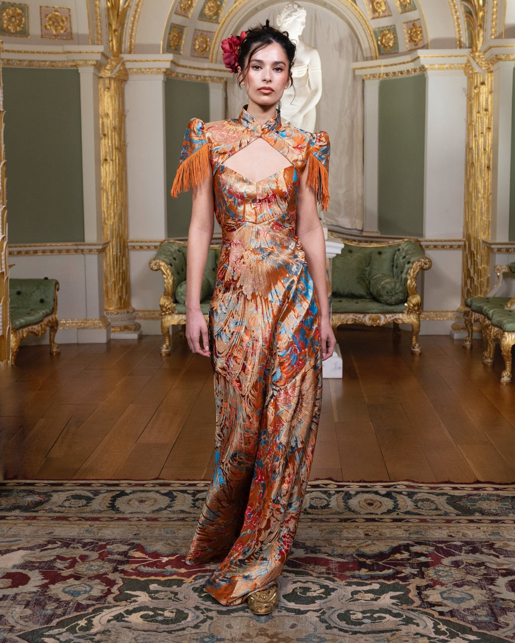 Fawn Gown - Saffron - Annie's Ibiza