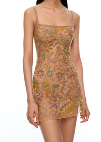 Solea Mini Dress - Golden