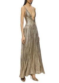 1920s Black and Silver Lamé Gown - Annie's Ibiza