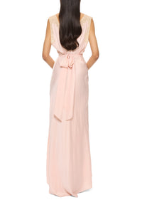 1920s Blush Silk Slip