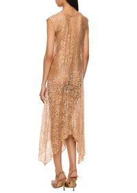 1920s Blush Lace Flapper Dress - NEEDS PRICE - Annie's Ibiza