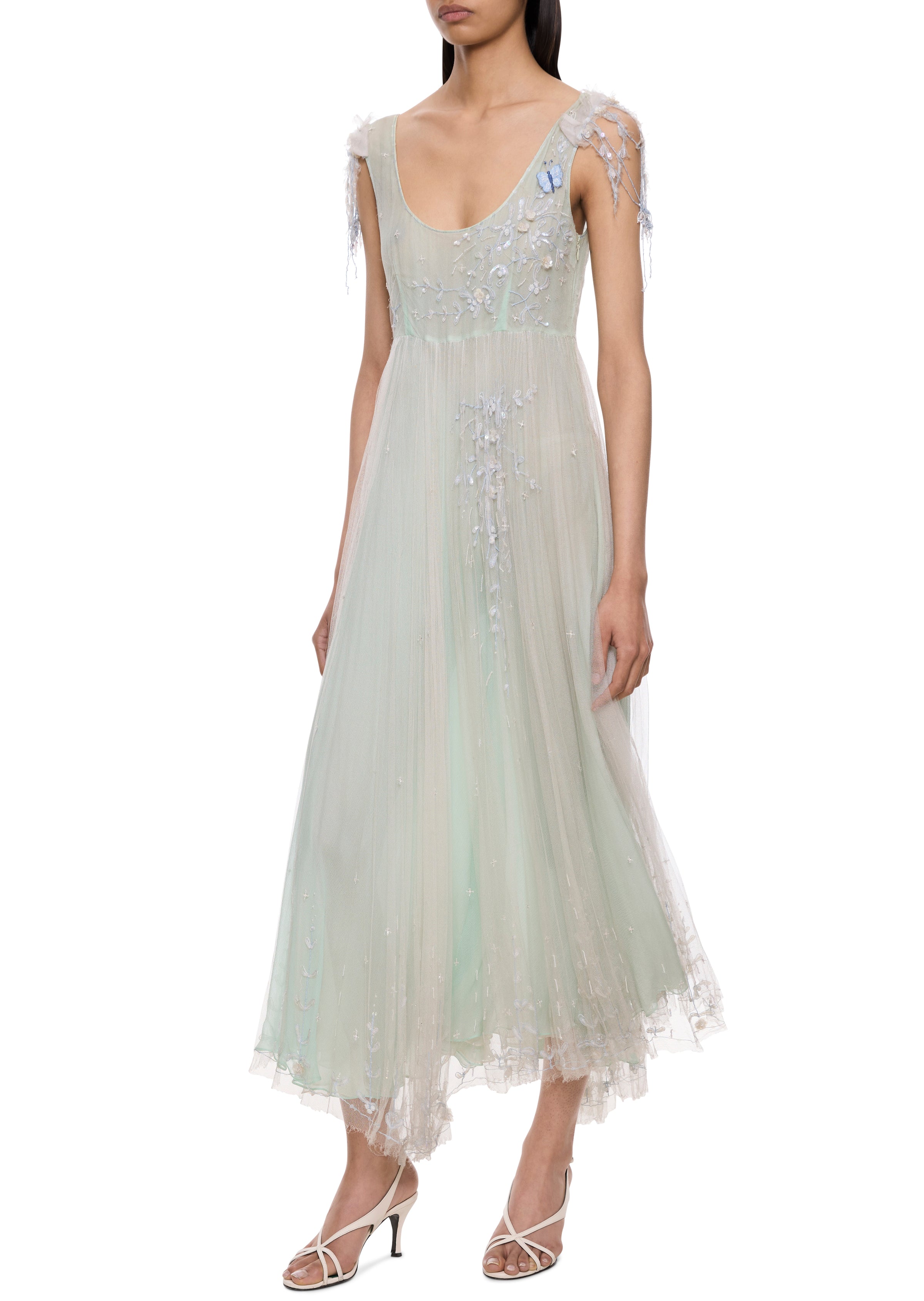 1930s Baby Blue Chiffon Dress Annie's Ibiza Online 1930s Baby Blue Chiffon Dress Annie's Ibiza Online