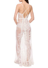 1940s White Lace Slip Dress