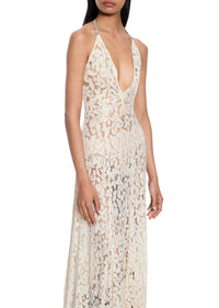 1930s Handmade Ivory Lace Gown - Annie's Ibiza