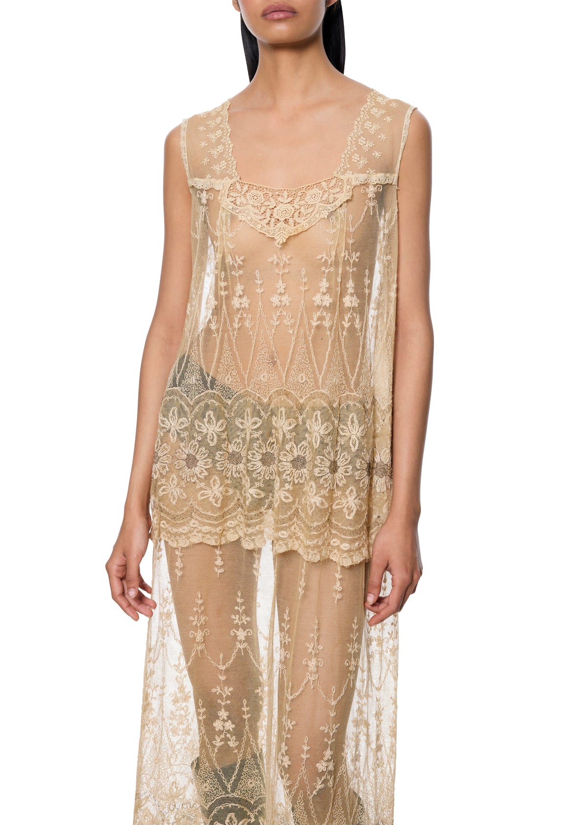 1920s Lace Flapper Dress