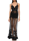 1940s Black Lace Dress