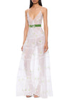 1940s White and Floral Sundress