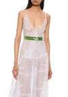 1940s White and Floral Sundress
