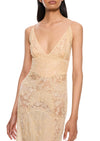 1940s Ivory Lace Gown