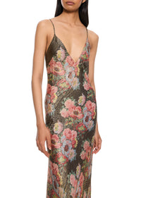 1940s Pastel Lamé Gown - Annie's Ibiza