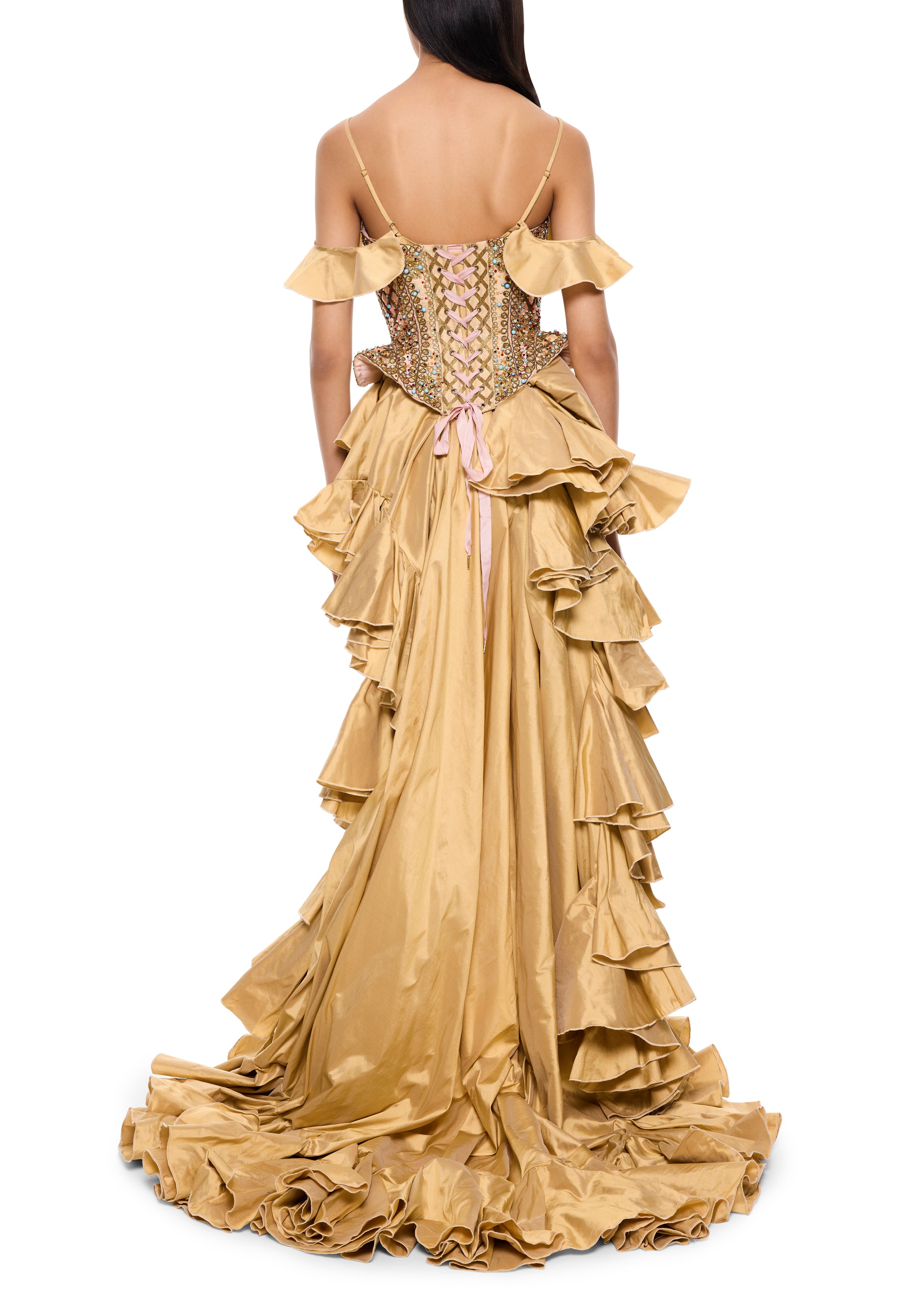 Whisper Gown - Gold - Annie's Ibiza
