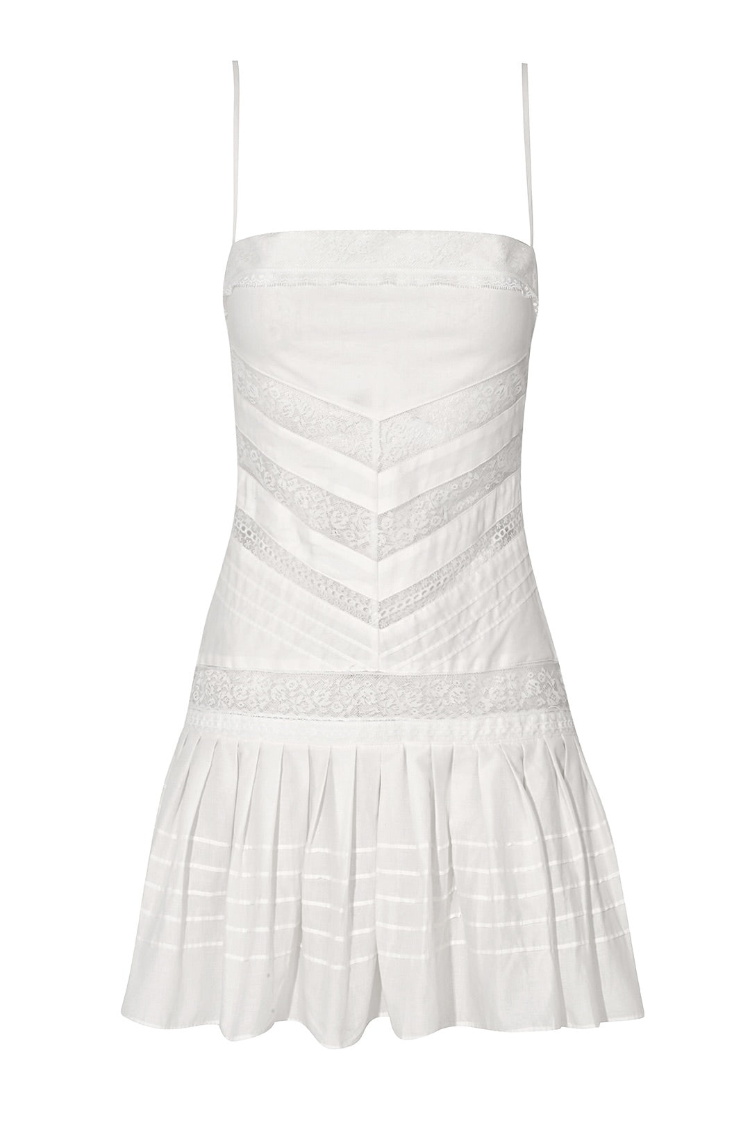 Edwardian Lace and Pintuck Mini Dress – Annie's Ibiza Online