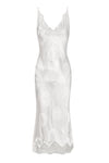 Jacquard Cymatics Dress - White