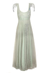 1930s Baby Blue Chiffon Dress