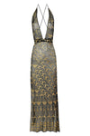 1920s Gold Egyptian Dress