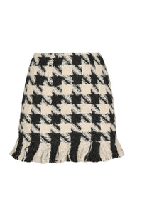 Houndstooth Mini Skirt