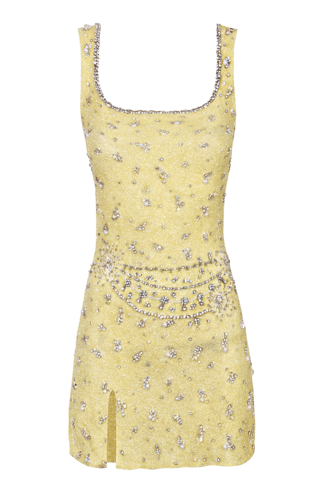 Wren Embellished Mini Dress - Daffodil