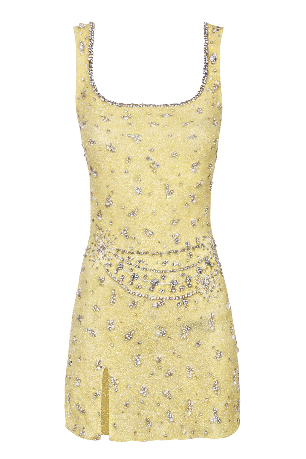 Wren Embellished Mini Dress - Daffodil
