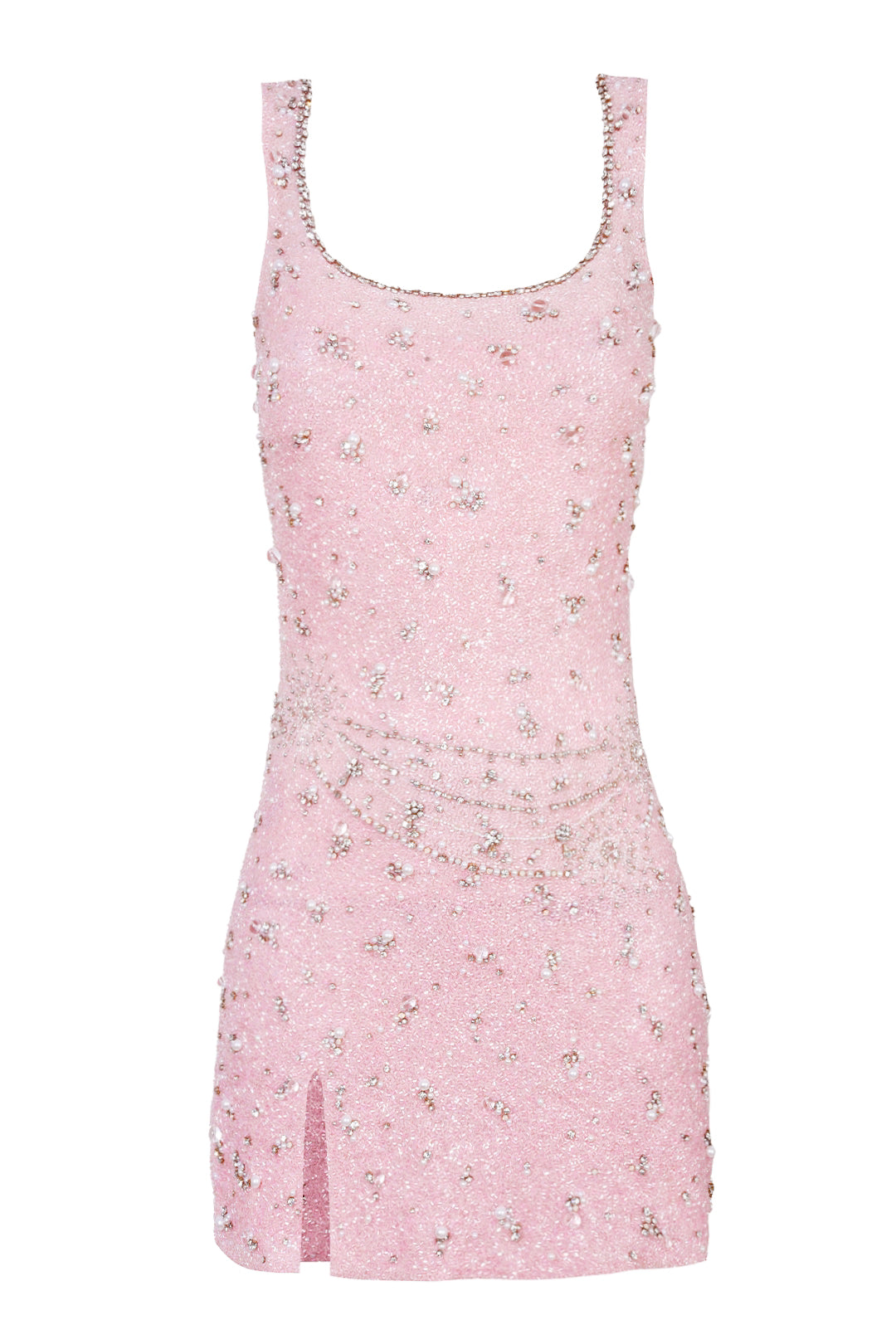 Rose sales embellished dress