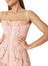 Triple Pink Corset Dress