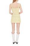 Wren Embellished Mini Dress - Daffodil