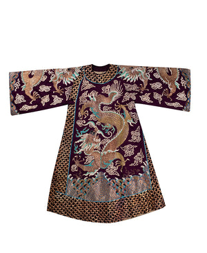 1880's Japanese Golden Dragon Kimono