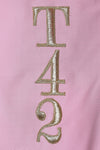 1991 Moschino Couture Pastel Pink 'Tea 4 2' Bodycon Dress. Rent: £150/Day - Annie's Ibiza