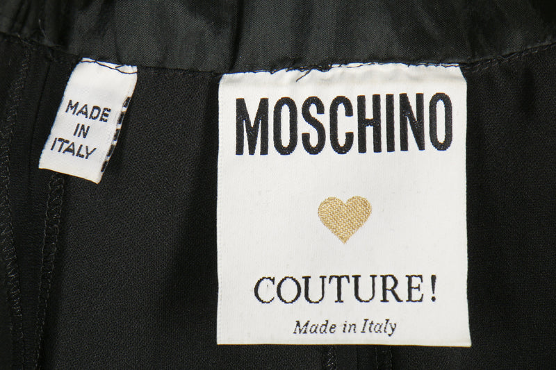 1994 Spring-Summer Moschino Cocktail Sequin "Peace" Sign Dress. Rent: £135/Day