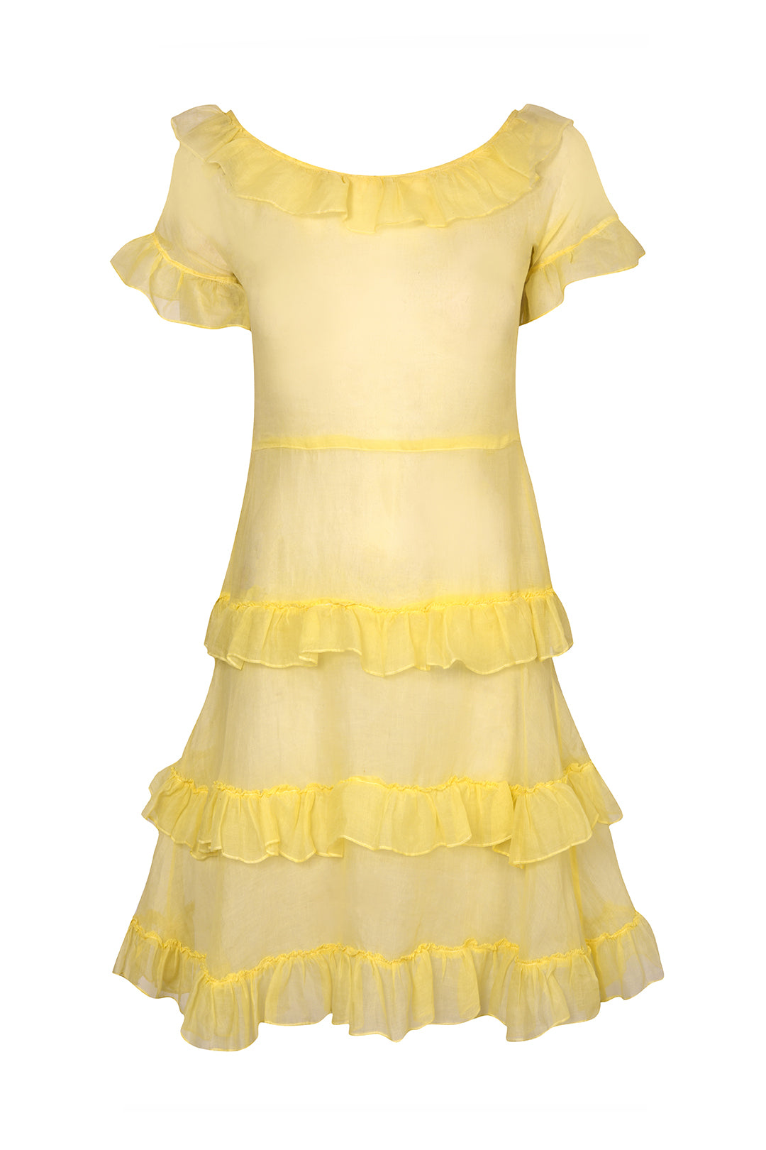 1940s 2025 yellow dress