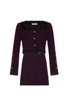 Sophie Mini Skirt- Plum