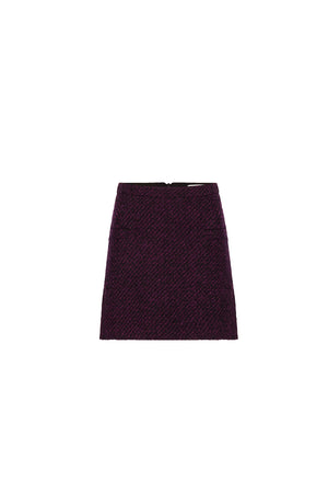 Sophie Mini Skirt- Plum