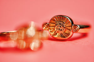 Tanit Ring, Gold Vermeil