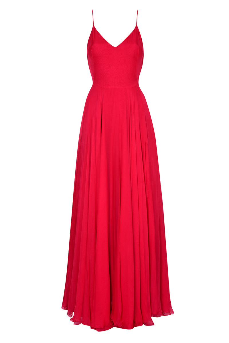SS 2014 Alexander McQueen Scarlet Gown